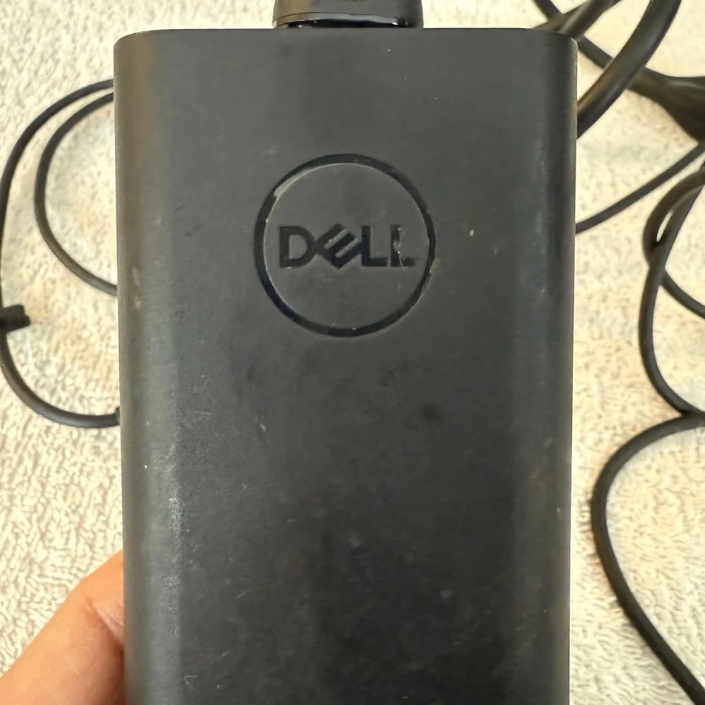 Dell 65W Black AC Adapter Laptop Power Supply One Size